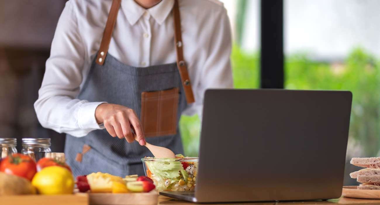 Virtual cooking class 