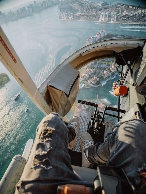helicopter flight