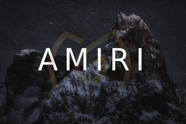 Amiri experience gift card